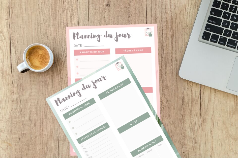 201 – Boite outils – Planning du jour – Visuel 1 Découvrez en détail la méthode du Time Blocking utilisée par Bill Gates, Oprah Windfrey et Elon Musk pour des journées productives et efficaces. #organisation #gestiondutemps #productivité #efficacité