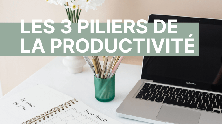 Les 3 piliers de la productivité