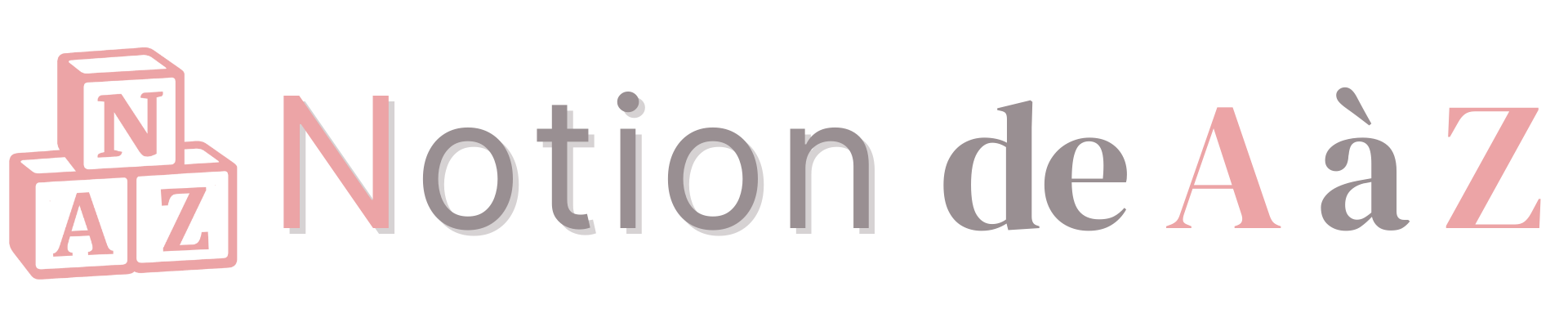1 Notion de A à Z - Titre et logo