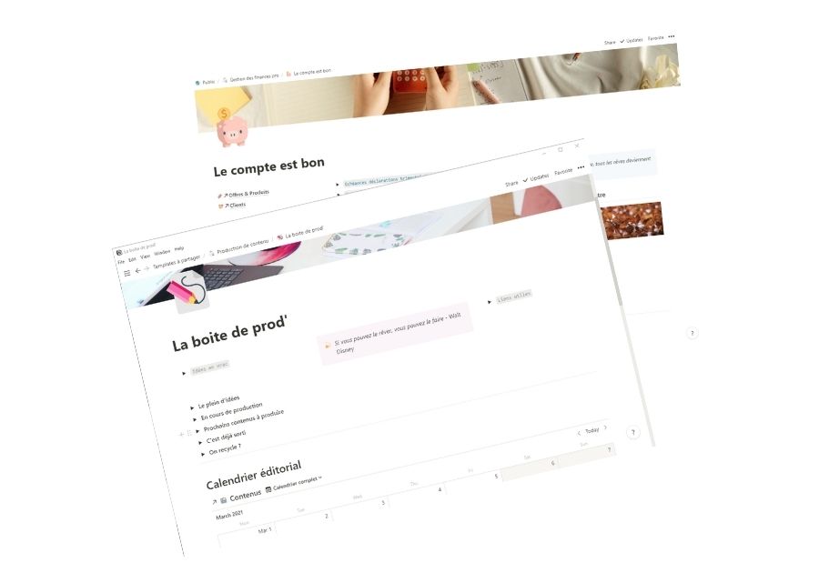 Entrepreneures Productives – Contenu détaillé 6