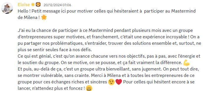Témoignage Eloise MEP1